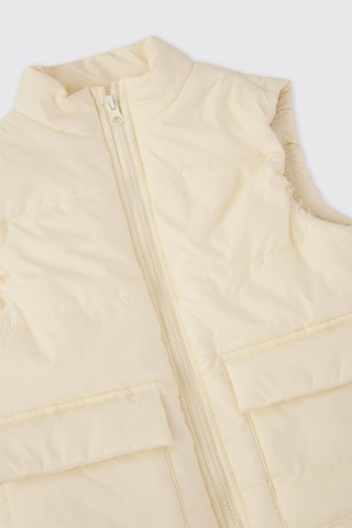 Panço Erkek Çocuk Ekru Micro Yelek Krem 2611BK23003
