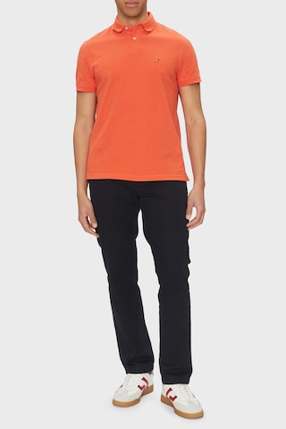 Tommy Hilfiger Erkek Polo Yaka T Shirt Mw0mw17770 Scx Orange Orange