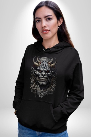 Dünyalar Savaşı Kahraman Kadın Erkek Siyah Kapüşonlu Sweatshirt Hoodie Siyah