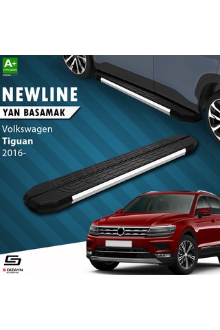 S-dizayn Vw Tiguan 2 Newline Krom Yan Basamak 173 Cm 2016-2024 A+ Kalite