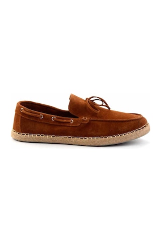 Bambi Taba Leather Erkek Espadril E01395409702 Taba
