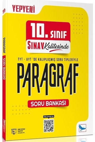 Sınav Yayınları 10. Sınıf Paragraf Sınav Kalitesinde Soru Bankası Sınav Yayınları 10. Sınıf Paragraf Sınav Kalitesinde Soru Bankası