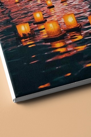 Webstyle Sayılarla Boyama Seti Kasnaklı Ay Batarken 60 X 75 Cm