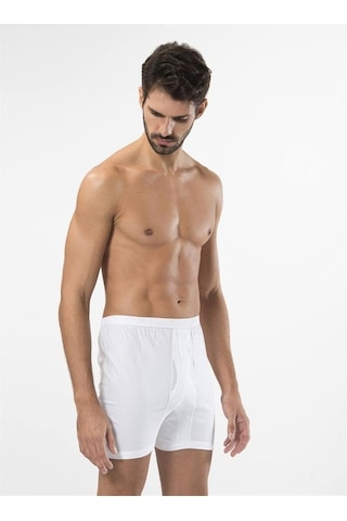 Türen 114 Erkek Penye Arjantin Ikili Paket-Beyaz - Xl
