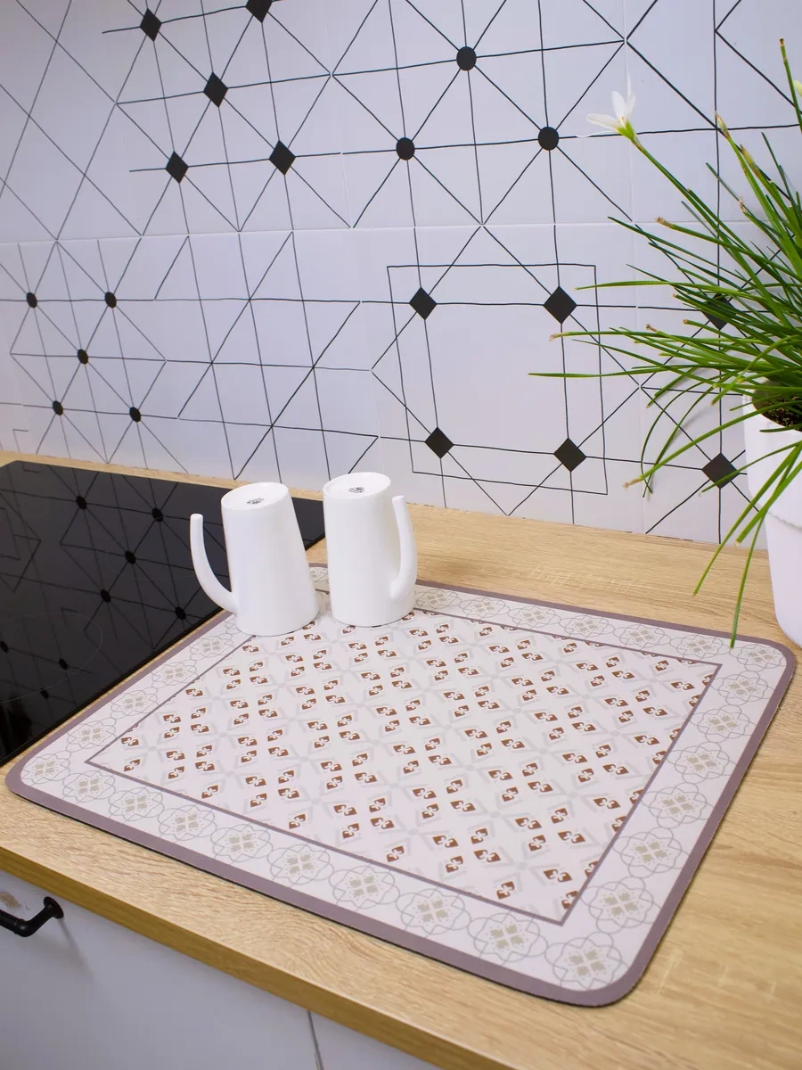 Kenıka 40x50 Emici Nano Bulaşık Kurutma Matı 265344574 Açık Leylak