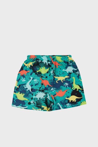 Lela Desenli Streç Pamuklu Bisiklet Yaka Atlet Boxer 2'Li Iç Giyim Erkek Çocuk Takım 6651010 Yeşil