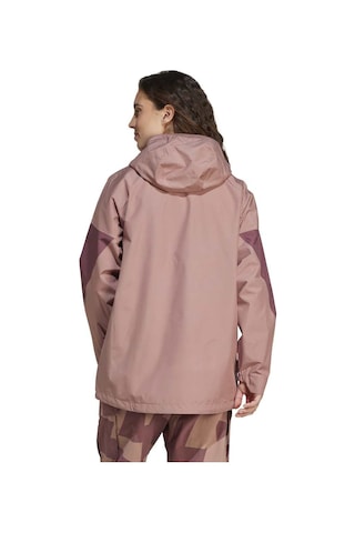 Adidas Terrex Xploric 2.5l Climaproof Anorak Kadın Pembe Kapüşonlu Ceket Pembe