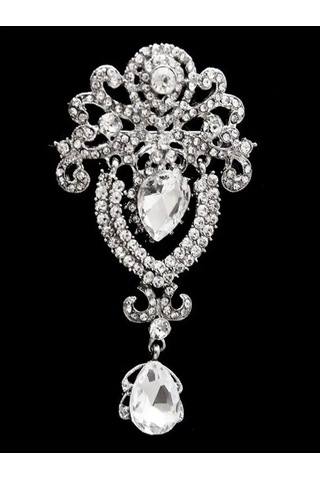 Beautiful Detail Büyük Takış Broş 145622479 Beyaz