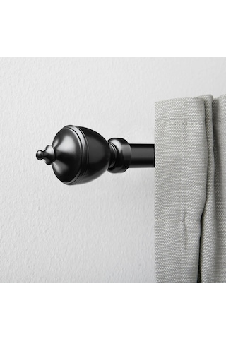 Ikea Stınksyska Korniş Ucu 60 Mm Siyah