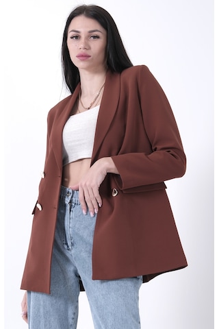 Feminist Kahve Vatkalı Astarlı Ceket 3971156.05 Kahve Kahverengi