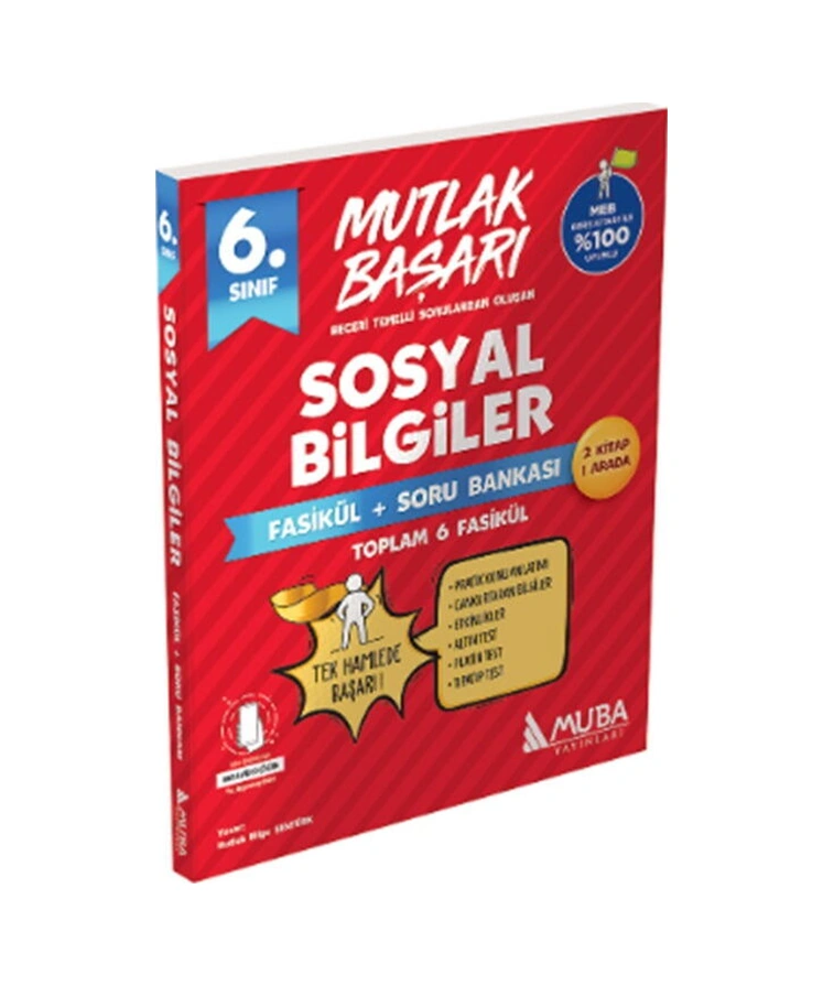 Muba Yayınları 6. Sınıf Sosyal Bilgiler Fasikül Soru Bankası