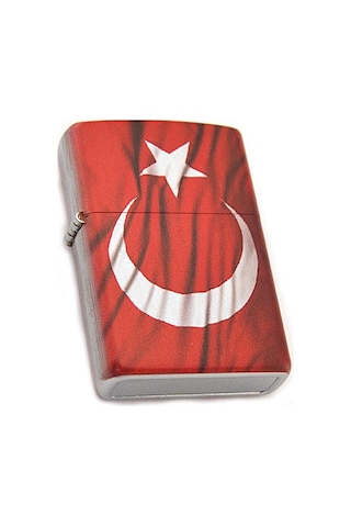 Ay Yıldız Dalgalı Bayraklı Benzinli Çakmak