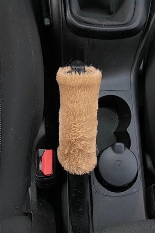 Yumuşak Peluş El Freni Süsü Kahverengi