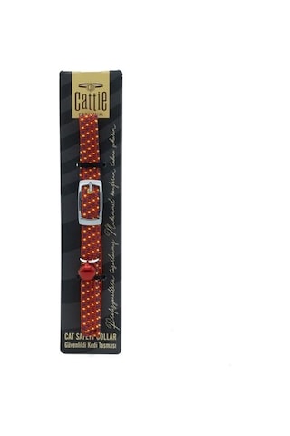 Cattie Lastikli Kedi Boyun Tasması Kırmızı 1x20-30 Cm