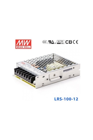 Meanwell Lrs-100-12 100W 8,5 Amper Led Trafo Adaptör Güç Kaynağı