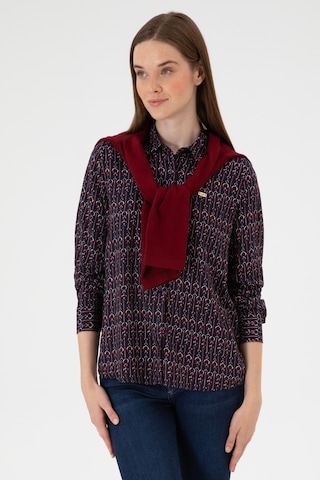 U.S. Polo Assn. Kadın Lacivert Uzun Kollu Gömlek 50316381-VR033