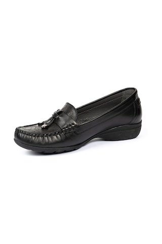 Greyder 25593 Zn Deri Comfort Casual Kadın Ayakkabı Siyah