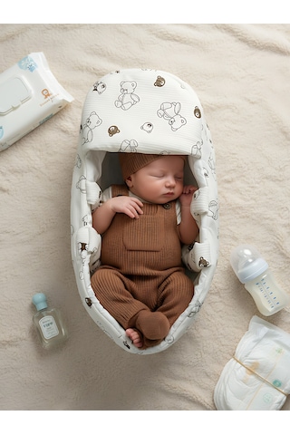 Mini Ayıcıklı Bebek Taşıma Çantası