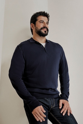 Altinyildiz Classics Erkek Lacivert Tüylenme Yapmayan Anti Pilling Kumaş Standart Fit Polo Yaka Triko 4A4923100003LACXL Lacivert