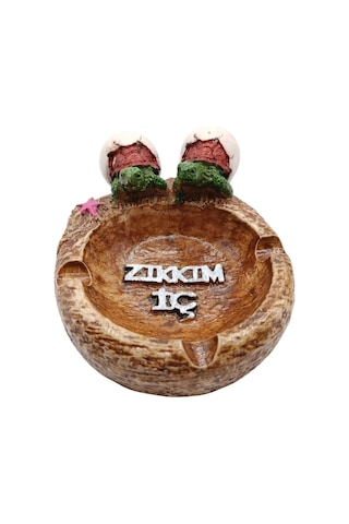Oval Polyester Küllük Kaplumbağa Figürlü Zık-kım İç