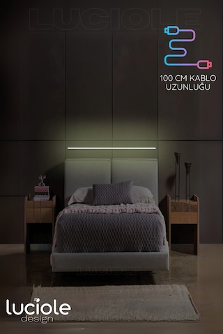 Rgb Led Abajur Aplik Gece Lambası Lambader Renkli Uzaktan Kumandalı Işık - Ledtube2