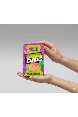 Mıskets Karışık Meyvelı Şeker Kaplı Yumuşak Şeker 50 Gr X 8 Adet