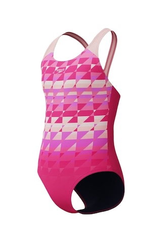 Speedo Speedo Prnt Splashback Jf Pink Kız Çocuk Pembe Mayo Ma