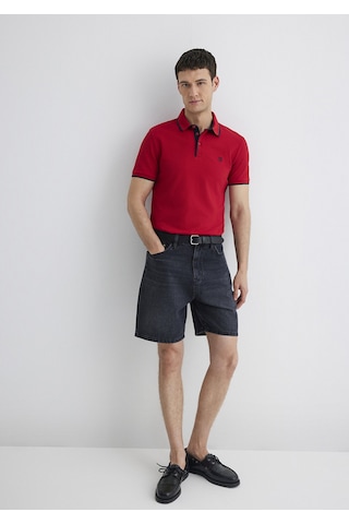 Mavi - Kırmızı Polo Tişört 062373-28441 Kırmızı