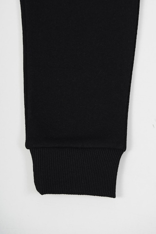 Mmetalic Siyah Kalın Pamuklu Beli Ve Paçası Lastikli Cepli 5-6-7-8-9-10-11-12 Yaş Erkek Çocuk Eşofman Altı Mtlcc99-siyah Siyah