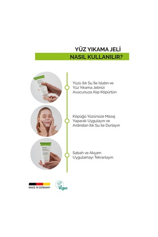 Vitayes Yeşil Çay Özlü Yüz Yıkama Jeli 3 x 150 ML