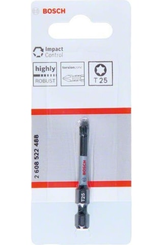 Bosch Impactc Torx Bits Ucu T25x50 Mm 1'li 2608522488