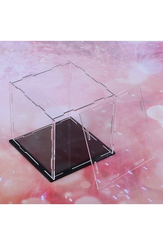 Dolıty Akrilik Oyuncak Teşhir Vitrini Toz Geçirmez Süs Koruma