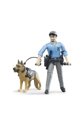 Bruder Polis Figürü ve Polis Köpeği