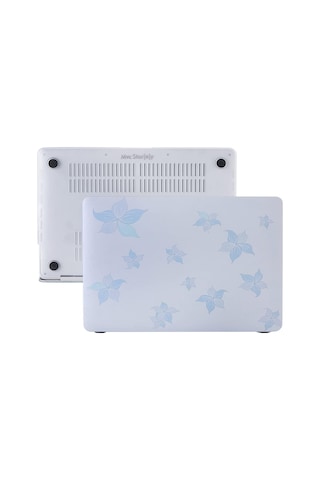 Macbook Air 13 İnç Uyumlu Desenli Mat Sert Kapak Kılıf A1932 A2179 A2337 M1 Ultra İnce Pc Hard Shell, Çizilme Ve Darbe Koruma Mavi