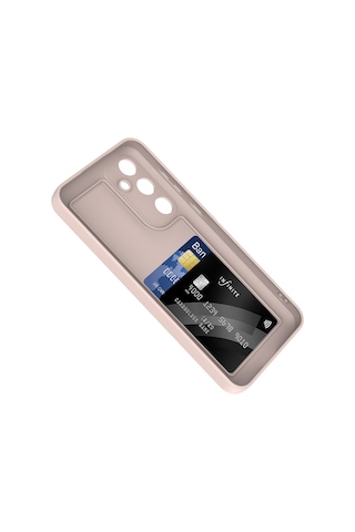 Biriva Home Galaxy A36 Kılıf Kamera Korumalı Kartlık Hazneli Brvh Vitra Kapak - Mürdüm Mürdüm