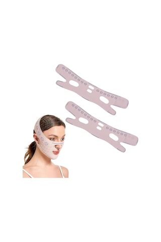 Tek Katmanlı V-yüz Lifting Sıkılaştırıcı Çene Maskesi, V-line Şekilli, Yüz Germe Kemeri