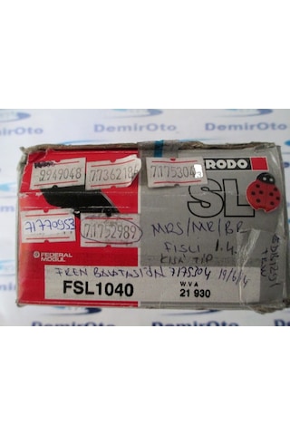 71752989 Fren Balatası Ön Fişli Takım 1,6 Marea FERODO