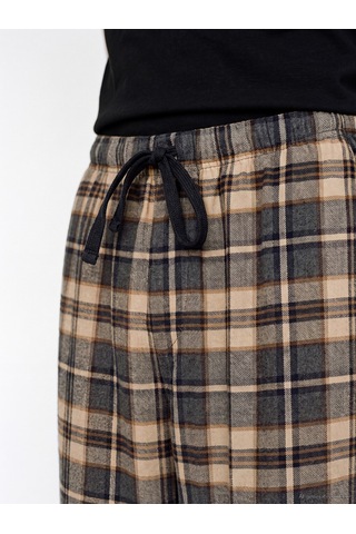 LC Waikiki Lc Waıkıkı Gri Ekose Erkek Pijama Alt
