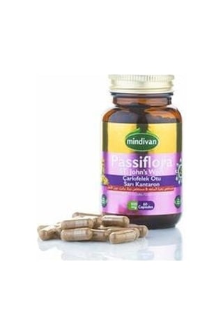 Mindivan Passiflora Çarkıfelek Otu&Kantaron Ekstreli