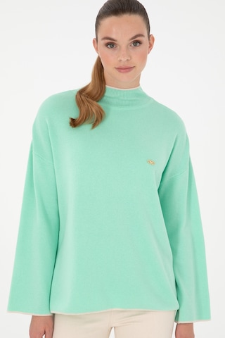 U.S. Polo Assn. Kadın Mint Balıkçı Yaka Kazak 50297069-VR090