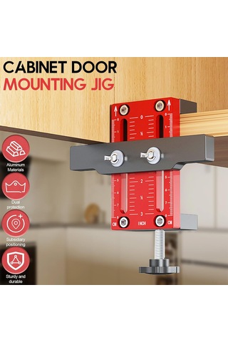 Shineyee Alüminyum Dolap Kapı Kılavuzu - Hassas Delme Ve Montaj Aleti 10-60mm