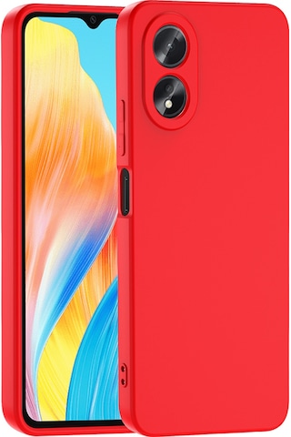 Zore Oppo A38 Uyumlu Msra Mara Lansman Kapak-kırmızı Kırmızı
