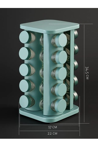 Airexpress Döner Tabanlı Baharat Kavanozları 446919613 Kaolin