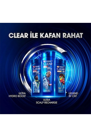 Clear Men Kepeğe Karşı Etkili Şampuan Vinicius Júnior 350 Ml Beyaz
