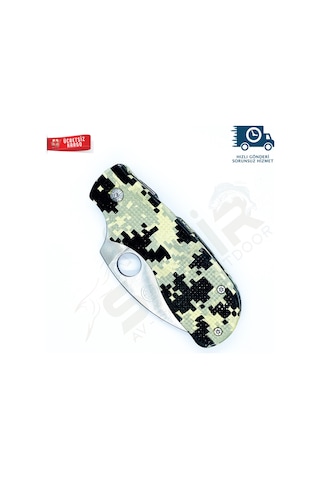SWAT 183 ORTA BOY KLİPSLİ Kamp  ÇAKI Kamuflaj