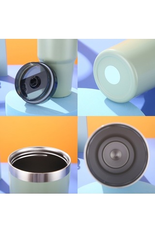 Pazly 304 Paslanmaz Çelik Termos Bardağı - 20oz, Sızdırmaz Kapak, Spor & Seyahat İçin