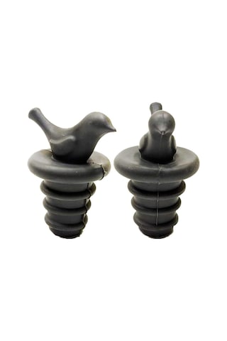 4' Lü Silikon Kuş ve Kelebek Şişe Tıpası Yağdanlık Tıpası