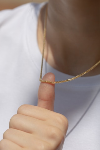 Çgk Çiğdem Gürel Kuyumculuk Çgk Kadın 14 Ayar Palmiye Altın Kolye-şık Tasarım Gold