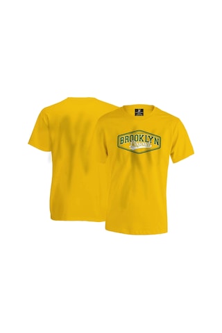 Brooklyn Vintage Unisex T-shirt - Sari Sarı Brooklyn Vintage Unisex T-shirt - Sari Sarı