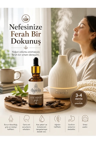 Biodamla Natural Udi Hindi Yağı 100 Ml